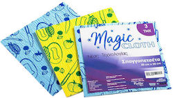 Magic Sponge Cloths General Use 20x20cm 3pcs