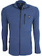 Men's Fleece Cardigan Blue