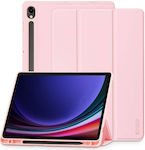 Tech-Protect Sc Flip Cover Plastic / Silicon Roz (Galaxy Tab S9 FE)