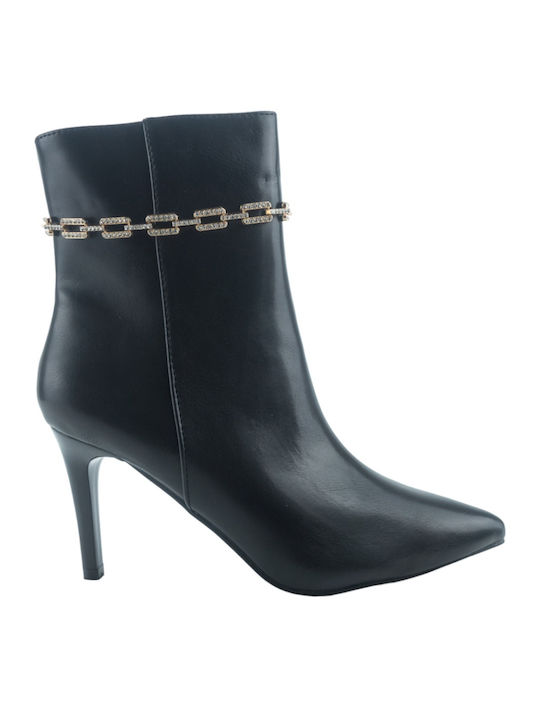 Plato Damen Knöchelstiefel Schwarz