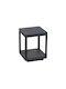 Zambelis Lights Outdoor Floor Lamp Small Post LED 7W with Warm White Light IP54 Gray