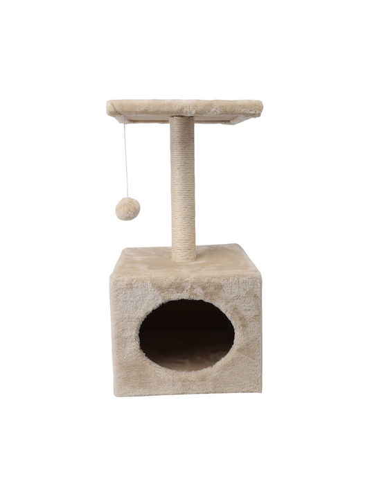 Nobleza Scratching Post Cat Trees Beige 30x30x60cm