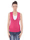 Datch Women's Blouse Sleeveless Pink