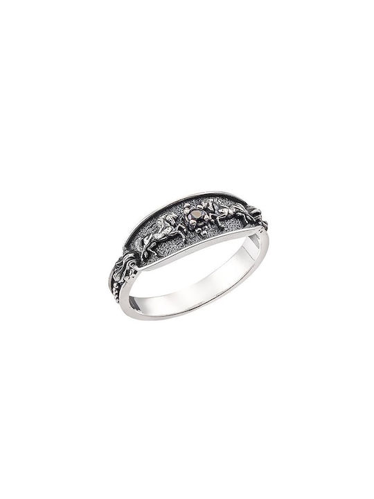 Paraxenies Men's Silver Ring