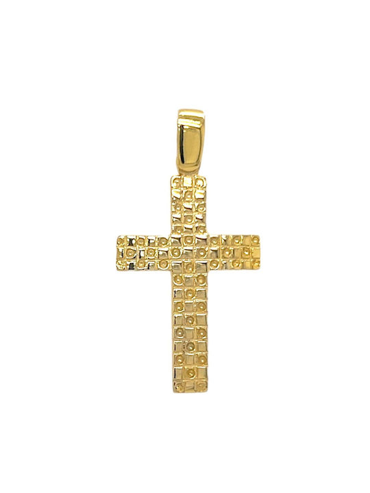 Xryseio Damen Gold Kreuz 9K