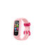 Kinder Smartwatch mit Kautschuk/Plastik Armband Rosa