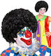 Karnevalsperücke Afro Brünett