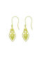 Antwnakakis Earrings made of Silver Gold Plated