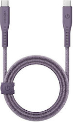 Energea USB 2.0 Cable USB-C Male - USB-C 240W PD Purple 1.5m