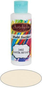 Artebella Multisurface Ακρυλικό Χρώμα Ζωγραφικής No 3402 Antique White
