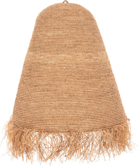 HomeMarkt Κρεμαστό Φωτιστικό Καφέ Boho Καμπάνα με Ντουί E27 100x100x100εκ.