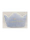 Natural Home Pernă Decorativă pentru Pătuț Sweet Baby Coroană Albastru deschis