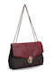 Damentasche Schultertasche Black / Bordeaux