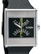Nixon Herrenuhr 40mm Batterie mit Schwarz Lederarmband