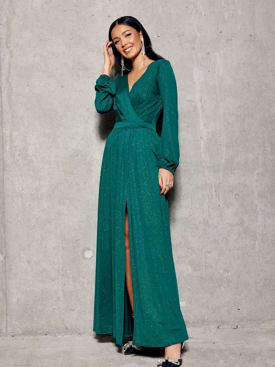 Roco Fashion Maxi Abendkleid Grün