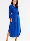 Awama Midi Kleid Blau