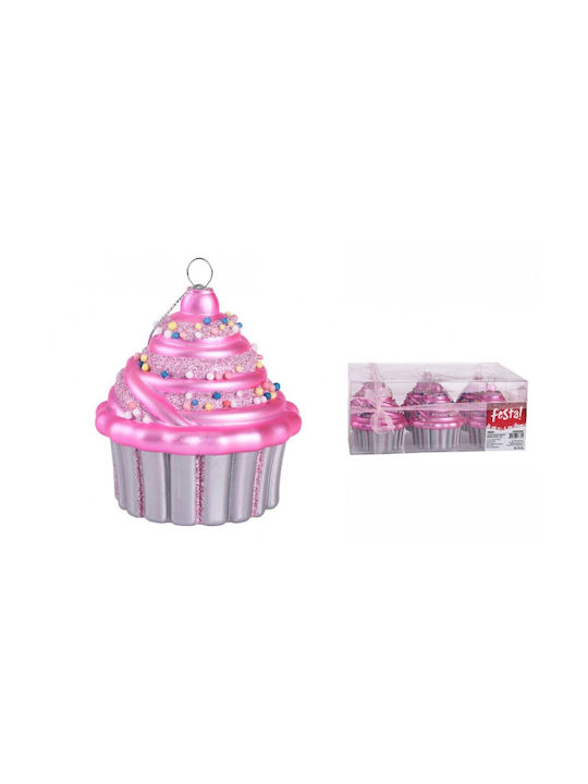 Σετ Κρεμαστά Στολίδια Cupcakes 6τμχ