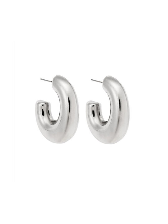 Senza Earrings Hoops made of Steel