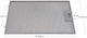 Metallic Vent Hoods Filter Type Bosch 26.5 x 38...