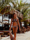 CL Indian Kinder Badeanzug Bikini Brown