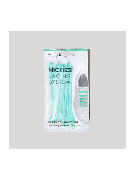 Hickies 2.0 Κορδόνια Παπουτσιών Πράσινα 2τμχ