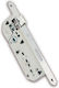Martin Recessed Lock Mesoportas with Cylinder Silver