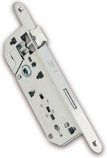 Martin Recessed Lock Mesoportas with Cylinder Silver