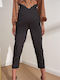Women's Fabric Trousers Black