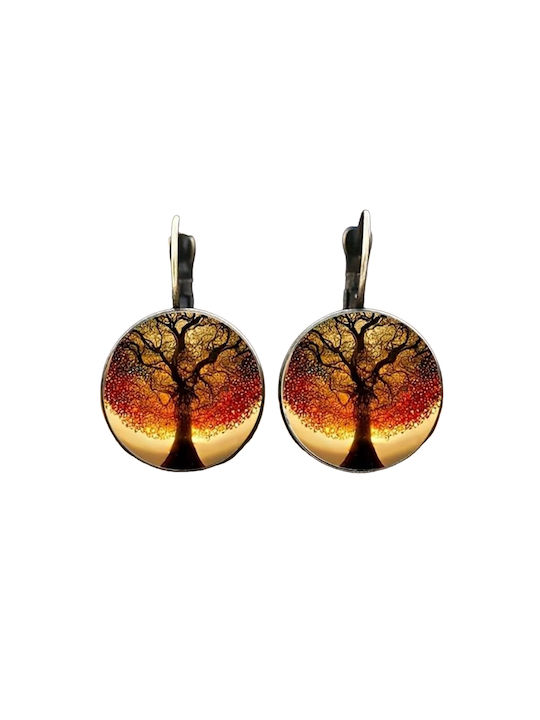 Scans Earrings with Clip made of Liquid Glass