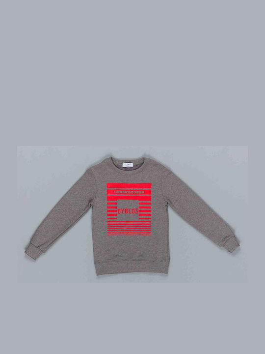 Byblos Kinder Sweatshirt Γκρι.