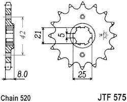 Yamaha Vorderes Ritzel