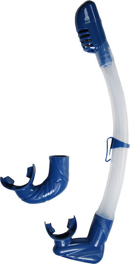 XDive Duo Anti-Slip Snorkel Dark Blue with Silicone Mouthpiece