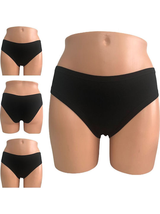 Βαμβακερά Γυναικεία Brazil 3Pack Μαύρα