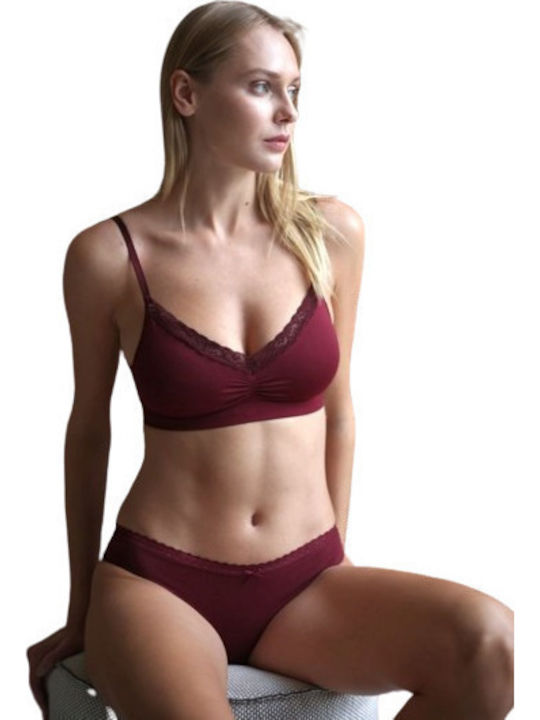 IDER Βαμβακερά Γυναικεία Slip 3Pack Κυπαρισσί/Μ...