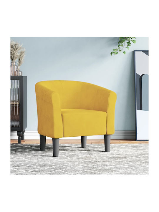 Armchair Yellow 70x56x68cm
