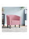 Armchair Pink 70x56x68cm