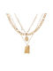 Necklace Triple Gold Plated