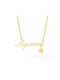 Necklace Zodiac Sign from Gold Plated Steel