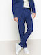 Hose in Schlanker Passform Blau