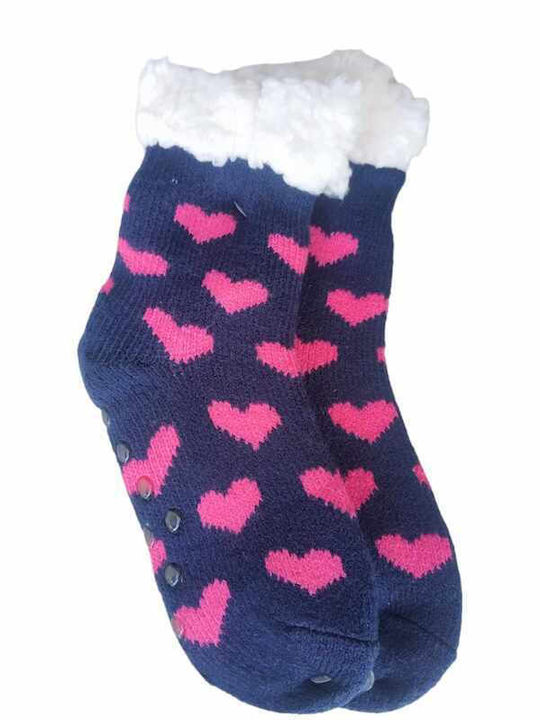 Fengi Kids' Slipper Socks Blue / Fuchsia