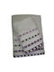 24home.gr Bath Towel Set 3pcs Eva White-Lilac
