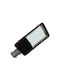 Evivak Εξωτερικό Φωτιστικό LED Δρόμου 150W με Ψυχρό Λευκό Φως Μαύρο