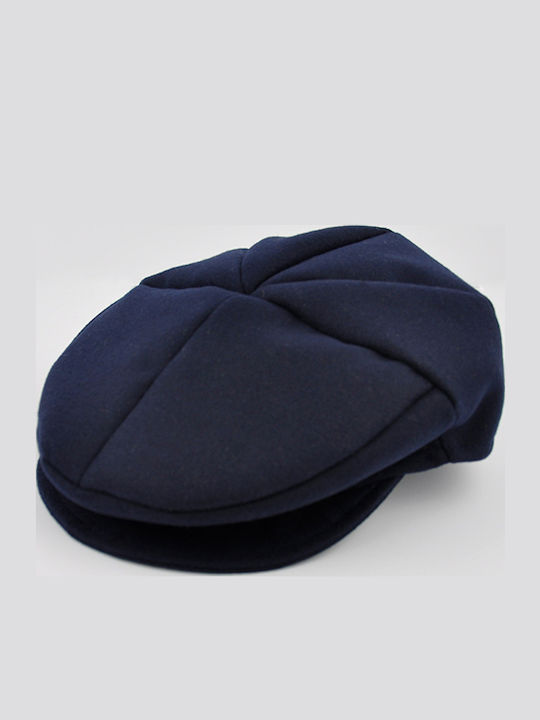 Victoria Kinderhut Stoffbarett Marineblau