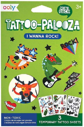 Ooly I Wanna Rock! Детски татуировки