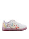 Sneaker Kids Anatomic Sneakers with Hoop & Loop Closure White