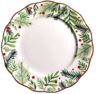 Terra Antica Weihnachts- Platte Porzellan Orange 1Stück
