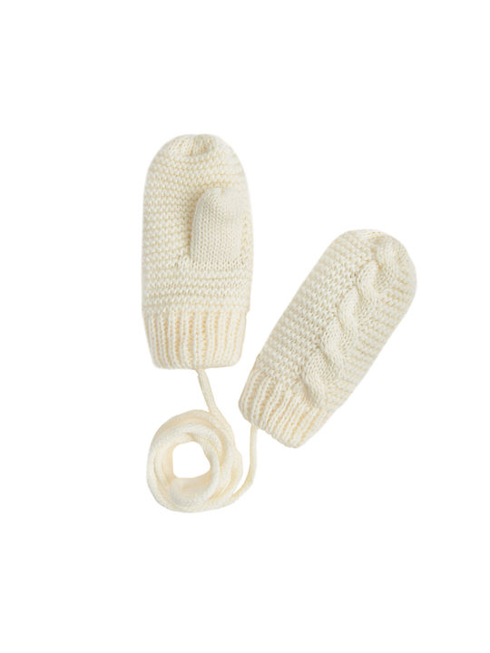 Cool Club Kids Gloves MIttens White 1pcs