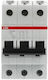 Abb Αυτόματη Ασφάλεια 1A Τριπολική AC 24966
