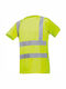 Axon Tricou de Lucru Galben cu Benzi Reflective