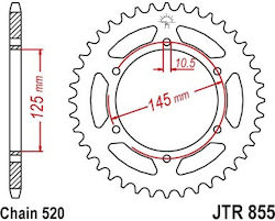 FE Sprockets Hinteres Ritzel